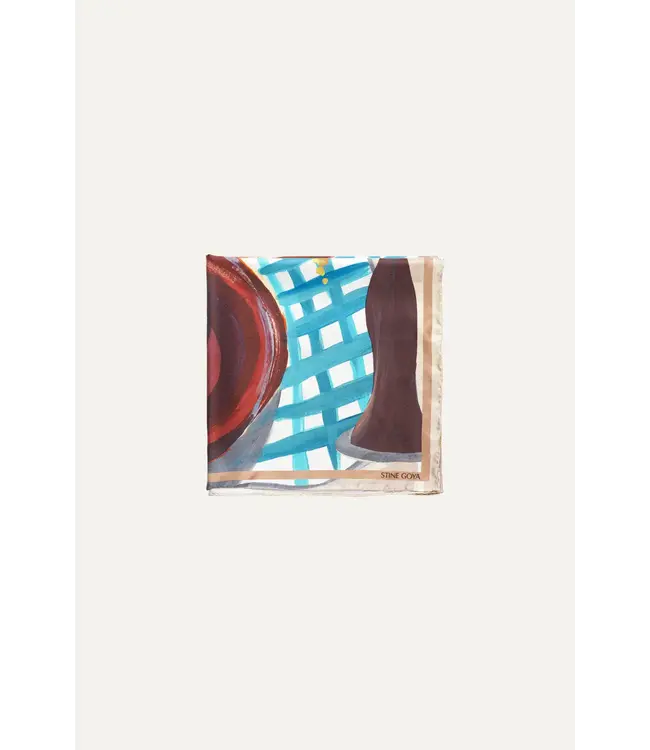 Stine Goya Copy of Small Scarf Aquarelle Garden