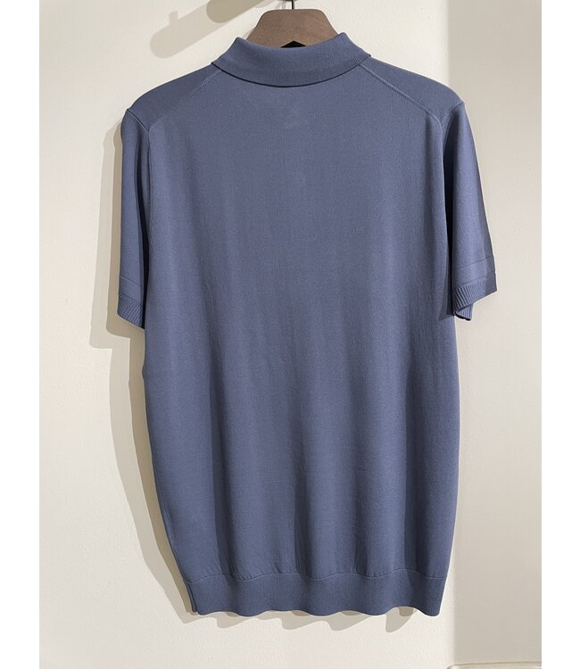 Genti Polo Button SS K2046-1260 Blue