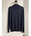 Genti Cool Dry Turtle zip Longsleeve 010 Navy