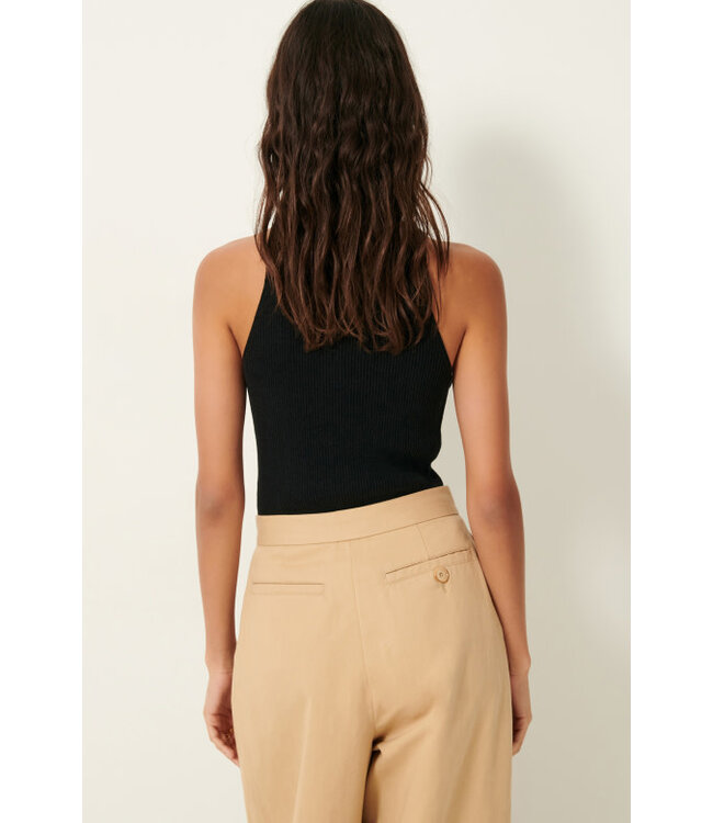 Sessùn Lona Ribbed Tanktop Black