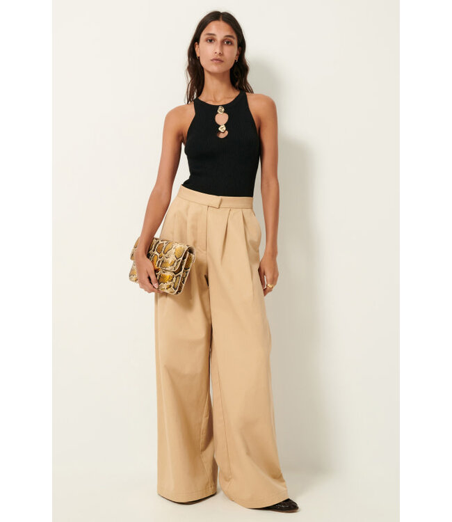 Sessùn Lona Ribbed Tanktop Black