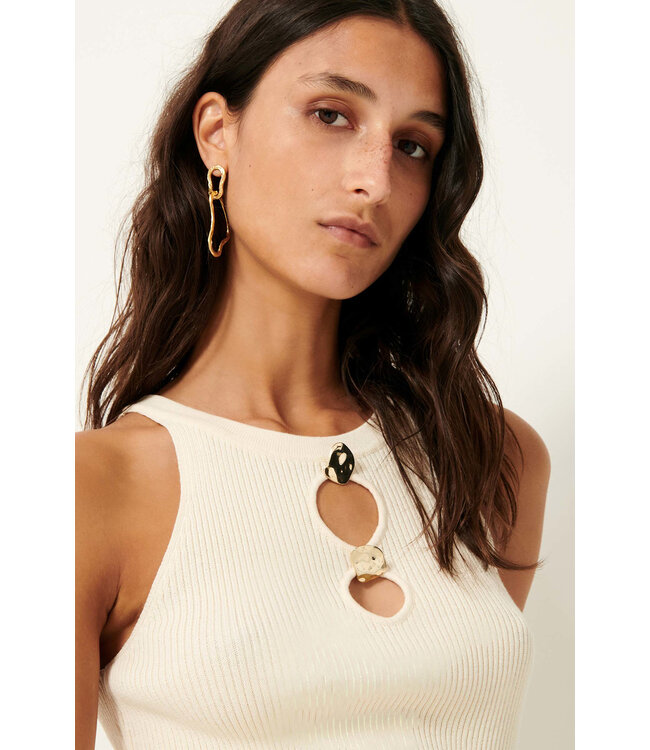 Sessùn Lona Ribbed Tanktop Fleur de Sel