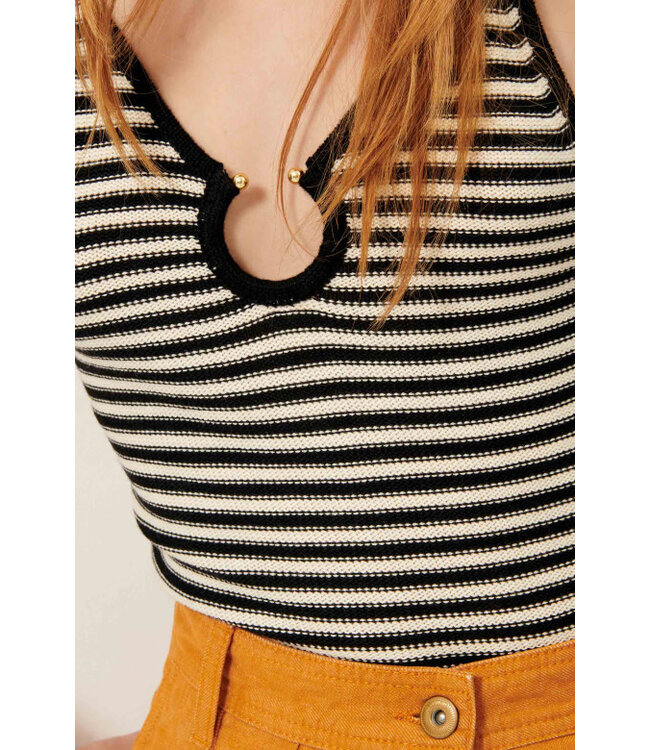 Sessùn Solania Tanktop Whiblack