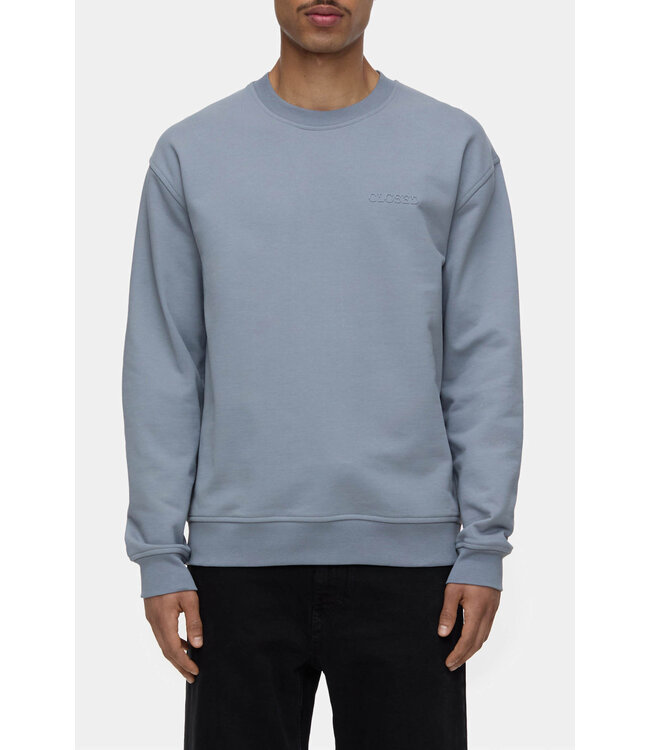Closed Logo Crewneck Sweat washed stone