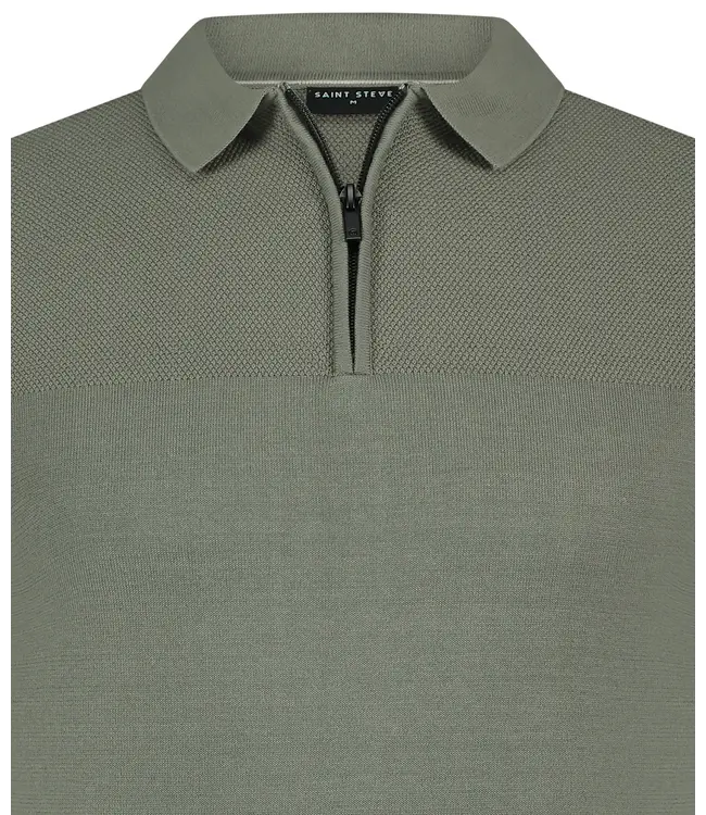 Saint steve Sonny Leaf Green Polo