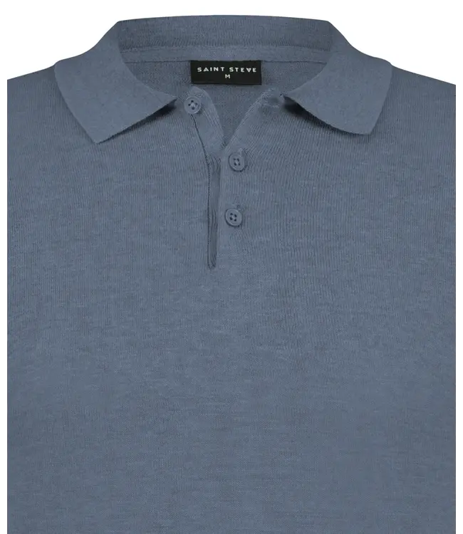 Saint steve Chris Polo Iron Blue