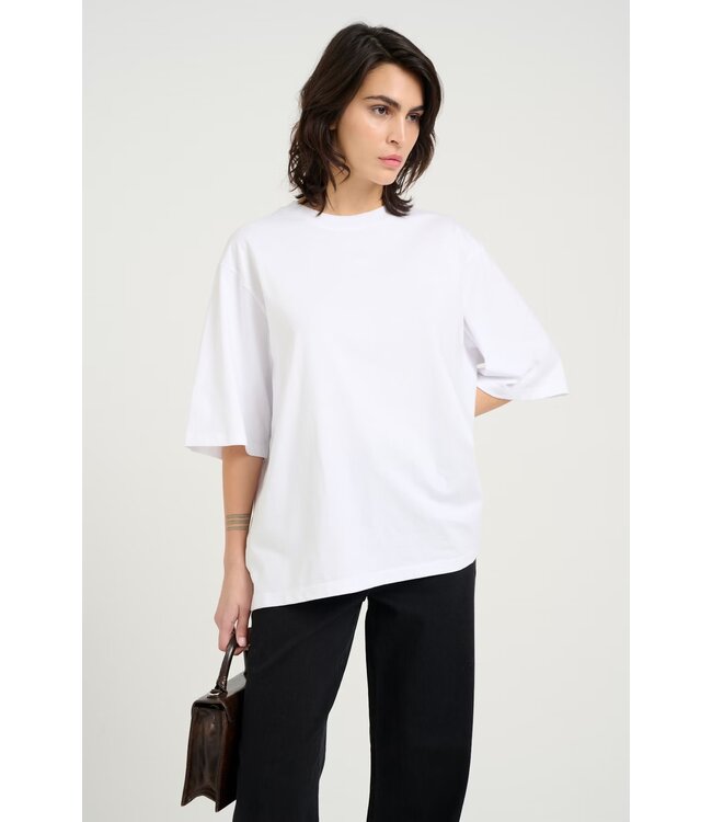 Gestuz Simma Emb Tee bright White