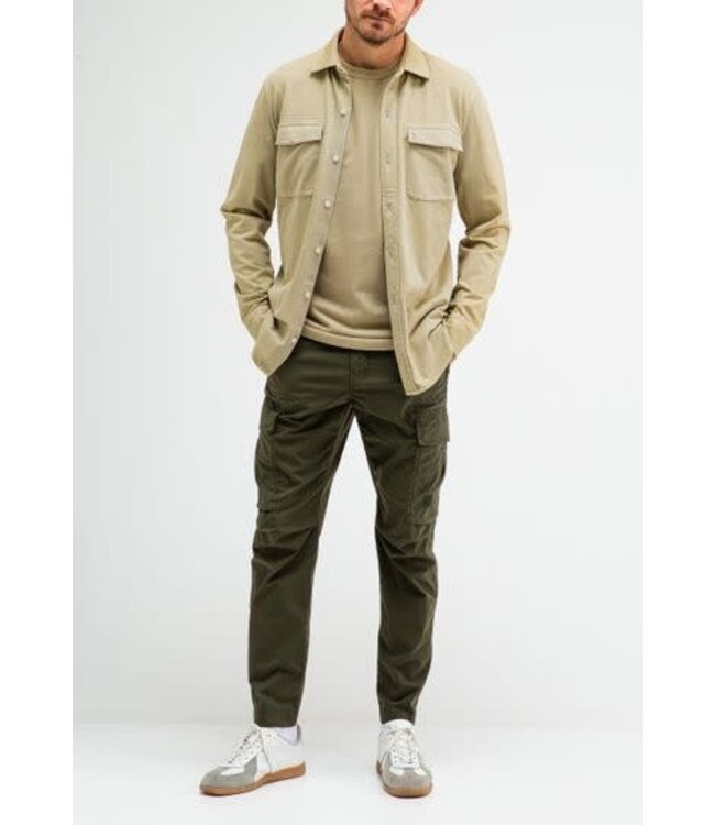 Butcher of Blue Finn Pocket Jersey Overshirt Leaf Green