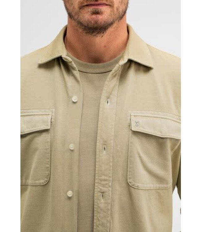 Butcher of Blue Finn Pocket Jersey Overshirt Leaf Green