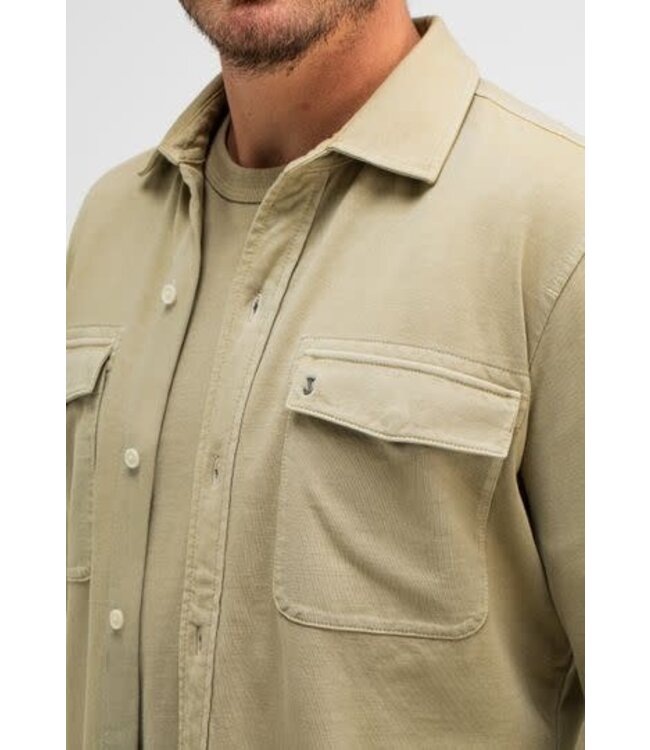 Butcher of Blue Finn Pocket Jersey Overshirt Leaf Green