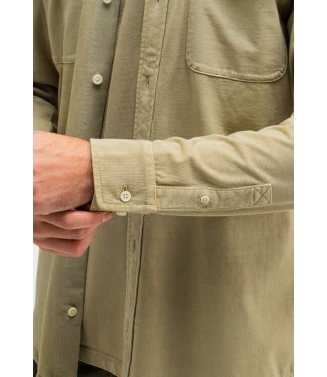 Butcher of Blue Finn Pocket Jersey Overshirt Leaf Green
