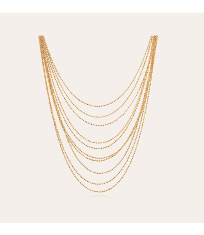 Gas Bijoux Copy of Adrian Necklace Acetate Gold