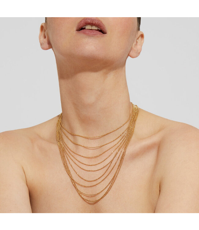 Gas Bijoux Collier Romeo Gold