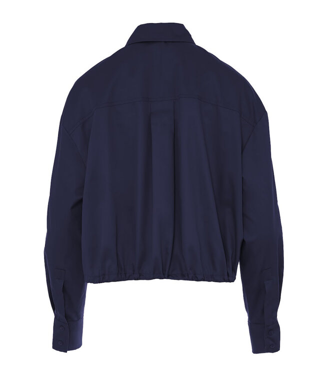 Devotion Parallel Shirt Poplin Navy