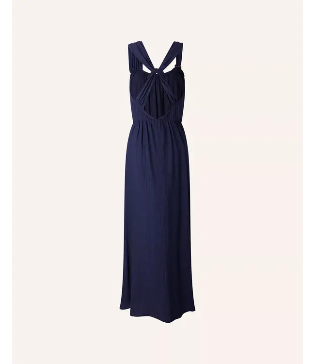 Sessùn Helene Back Tied Dress Blue