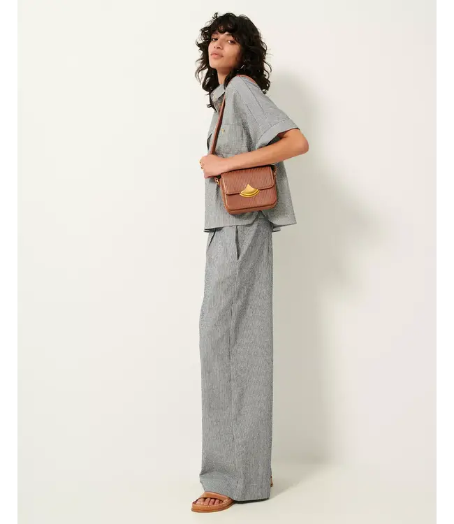 Sessùn Ridooseer Wide Leg Pants White Blue