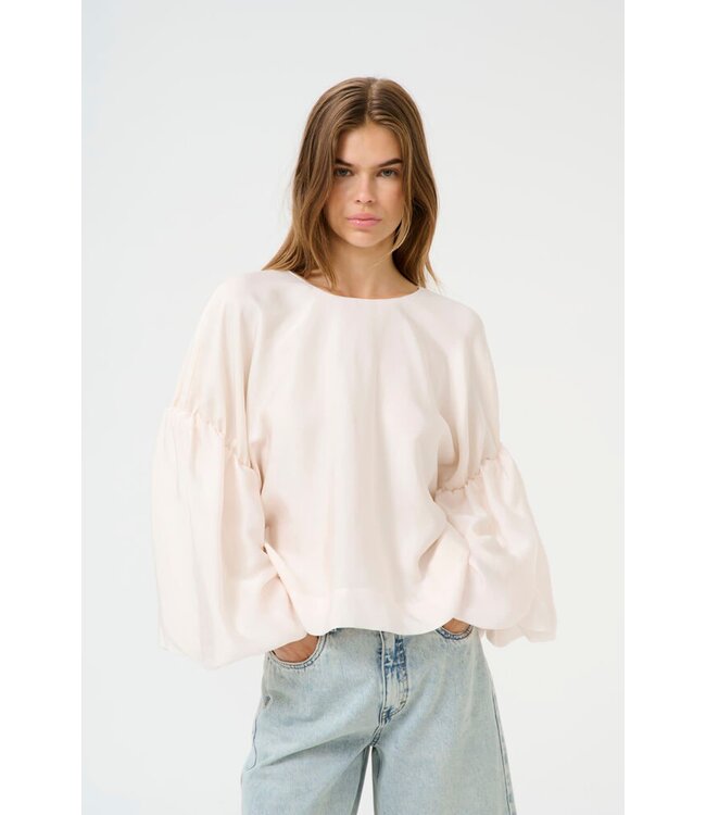 Gestuz Malloon Blouse Egret