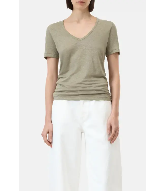 Closed Soft Linen Shirt Chino Green