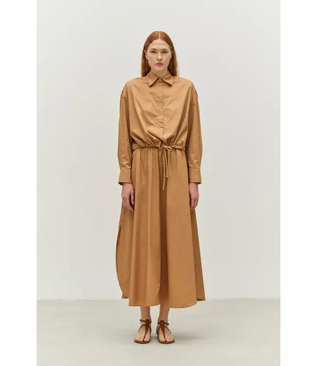 Devotion Parallel Shirt Poplin Camel