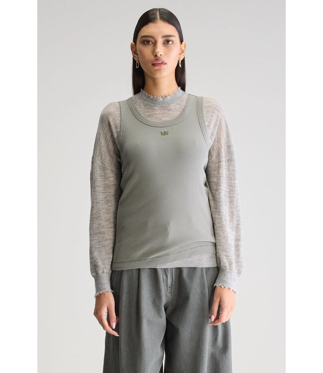 Bellerose Valdi Tanktop Dusty Olive