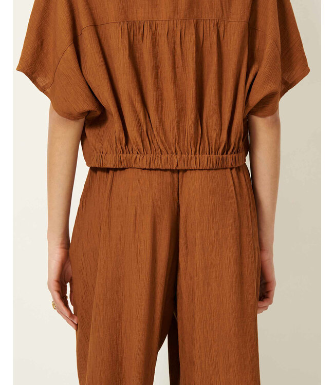 Sessùn Isla Minima Wide Leg Elastic Caramel