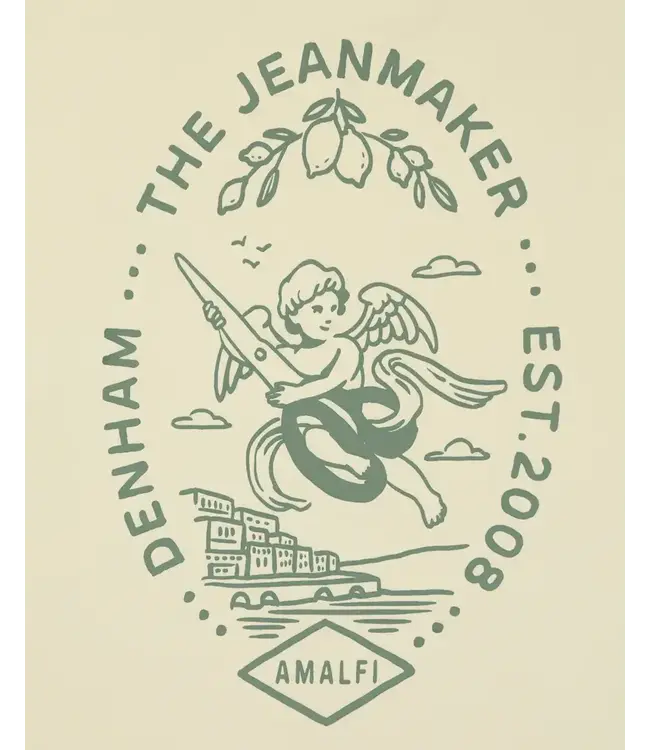 Denham Cherub Tee Afterglow Yellow