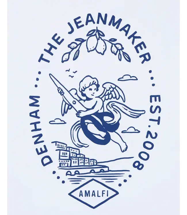 Denham Cherub Tee White