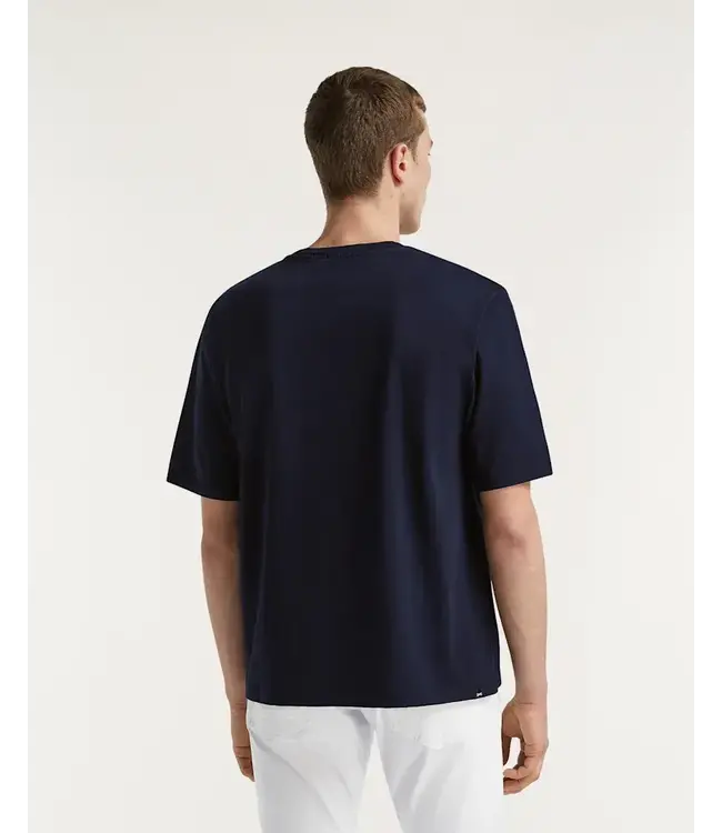 Denham Cherub Logo Tee Navy Blazer