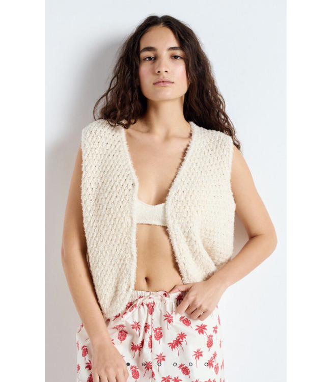 American Vintage Cyabay Gilet Nacre