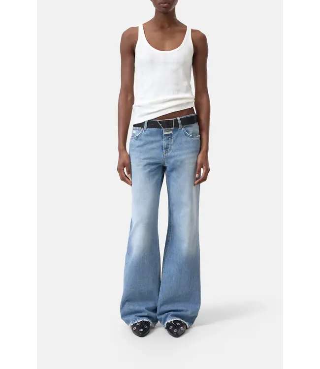 Closed Strap Top White