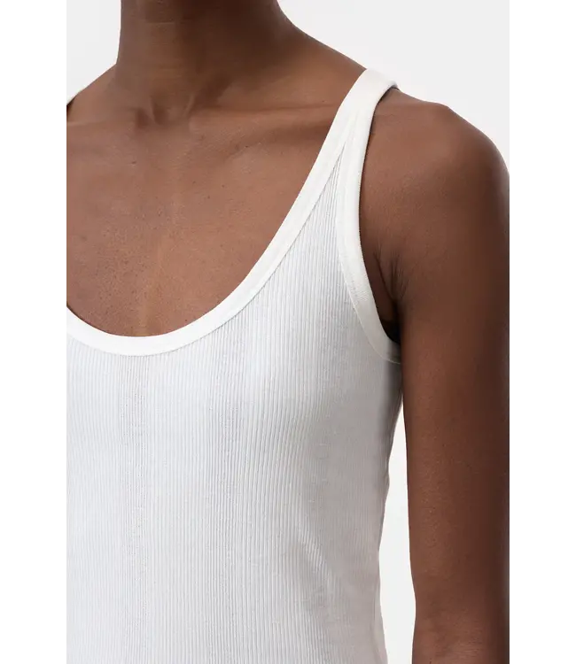 Closed Strap Top White