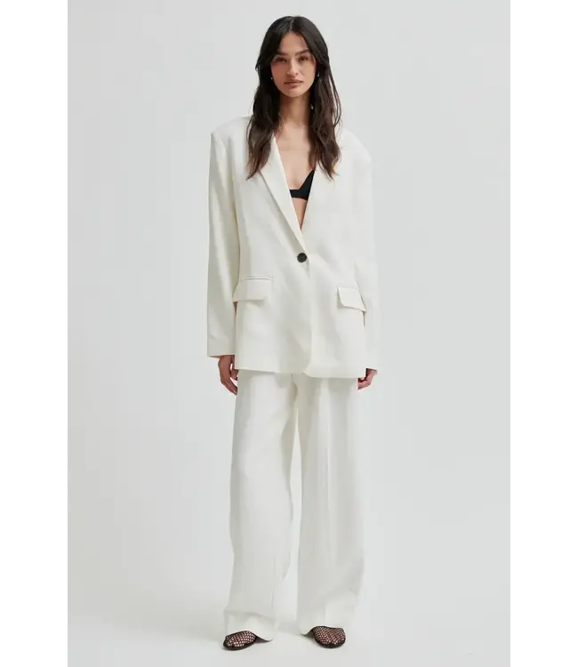 Second Female Lino Trousers White Alyssum