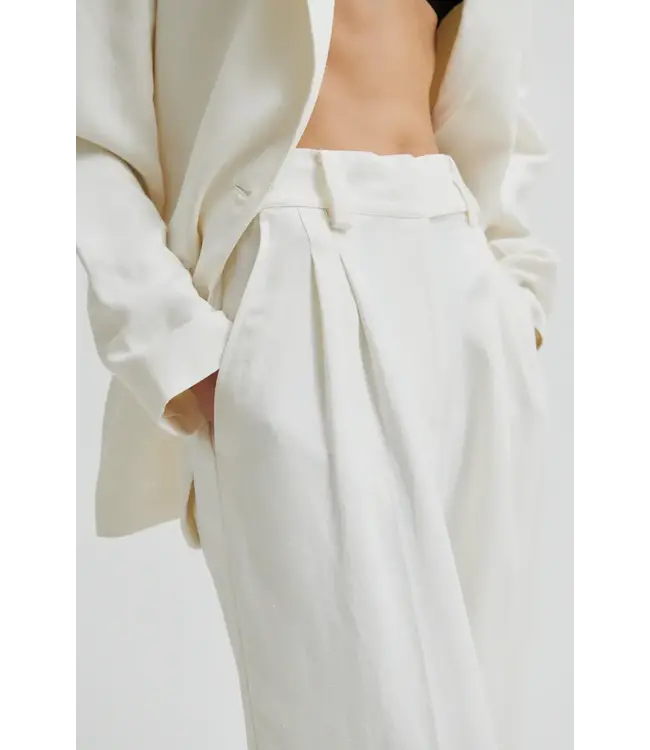 Second Female Lino Trousers White Alyssum