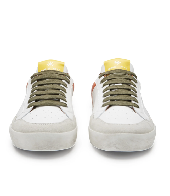 Sneakers Orange Green