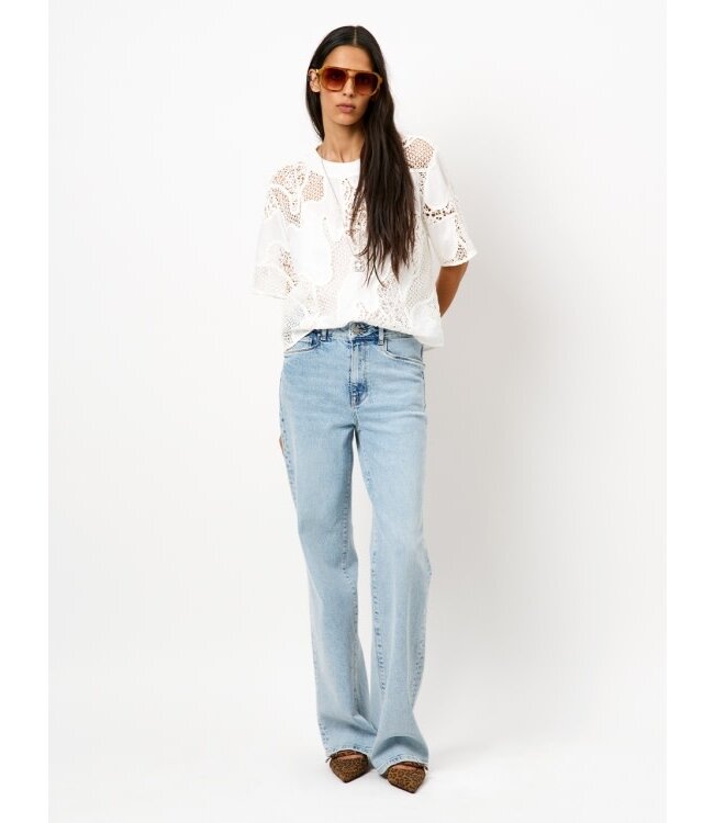 Dante 6 Loire Embroidered T-shirt White