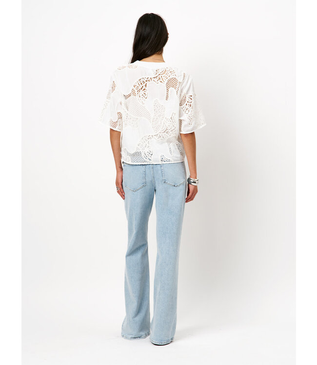 Dante 6 Loire Embroidered T-shirt White