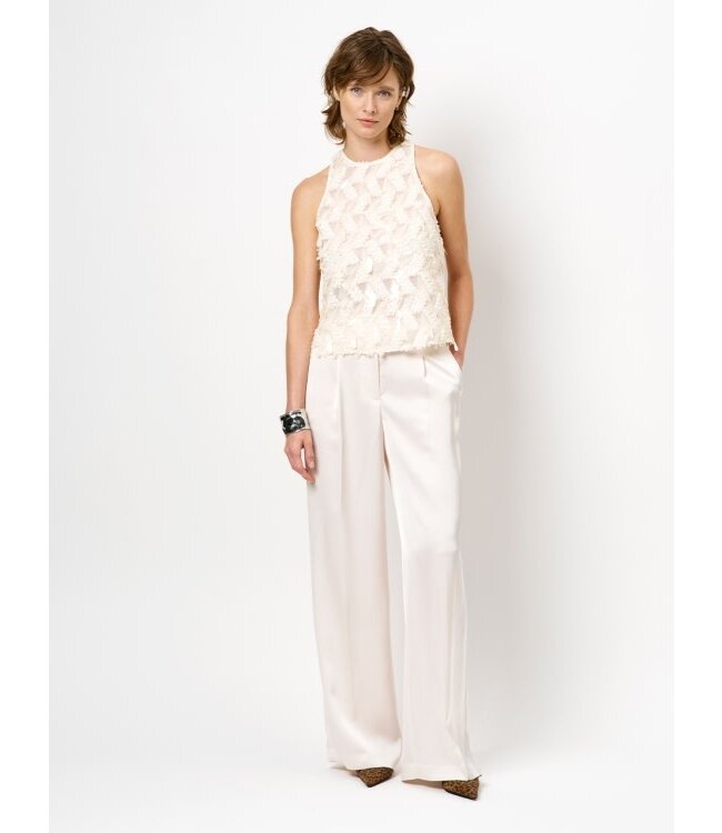 Dante 6 Corin Sequins Tank Top Butter Cream