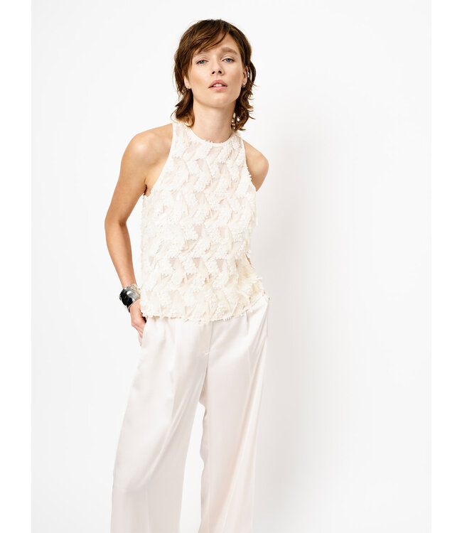 Dante 6 Corin Sequins Tank Top Butter Cream