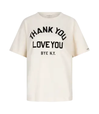Love Stories Josie Sporty Cotton Tee Off White