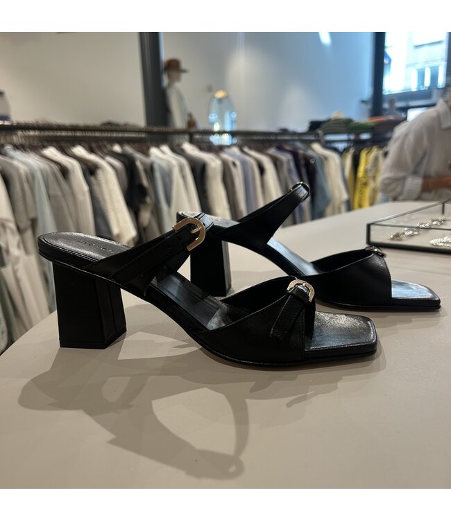 March 23 Dani Heels black leather