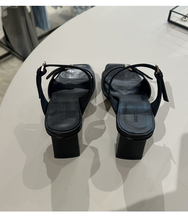 March 23 Dani Heels black leather