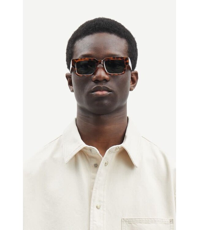 Samsøe Samsøe Sajessie sunglasses Tortoise green