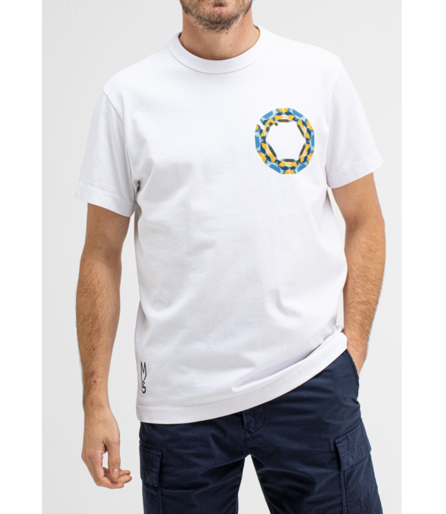 Butcher of Blue BOB Chain Ring Tee Titan White