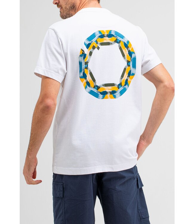 Butcher of Blue BOB Chain Ring Tee Titan White