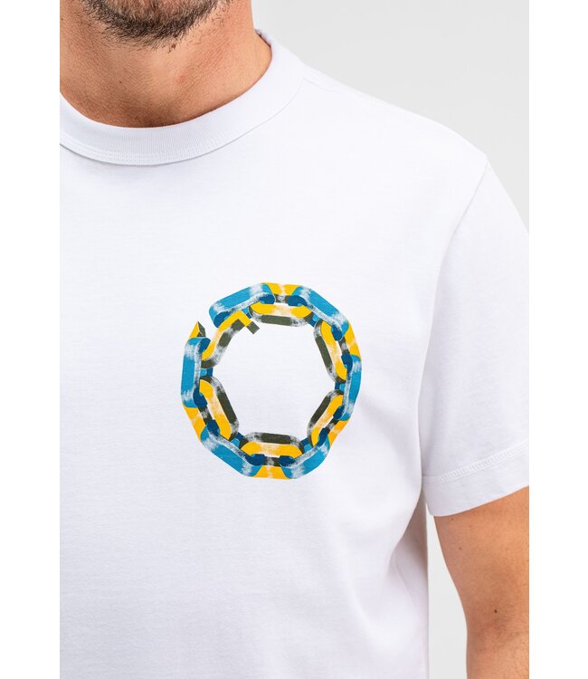 Butcher of Blue BOB Chain Ring Tee Titan White