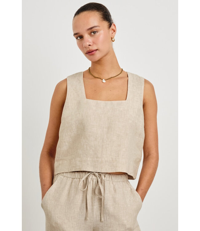 Rails Akira Top Heathered Flax