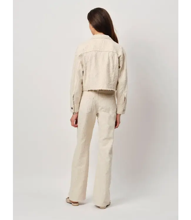 Dante 6 Nuit Distressed Wide Leg Jeans