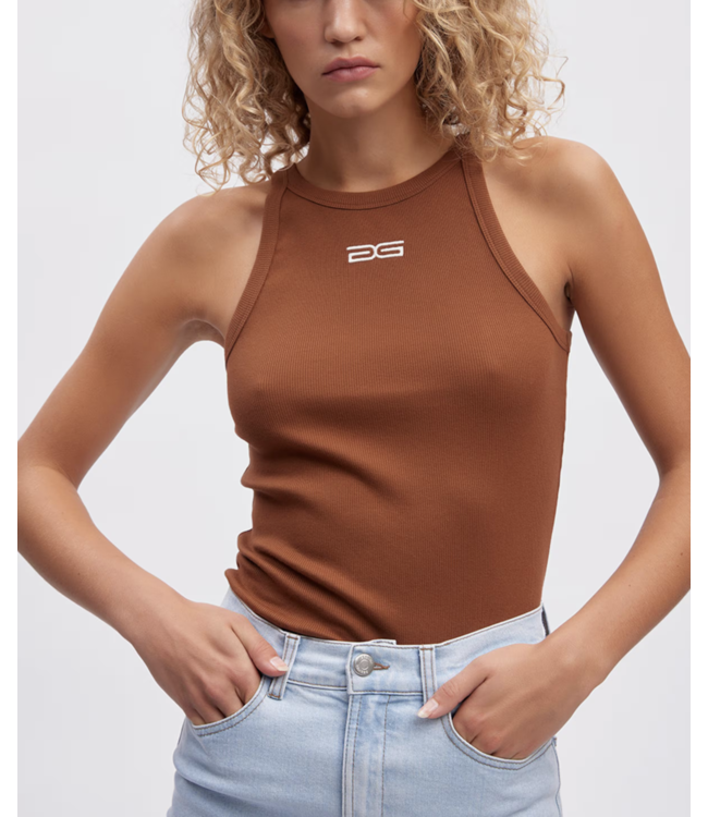 Gestuz Drew sl logo tanktop Sorrel Brown