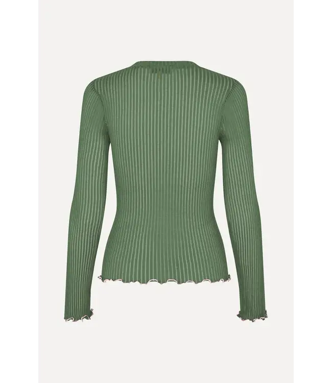 Stine Goya Long Sleeve Crewneck Dark Green