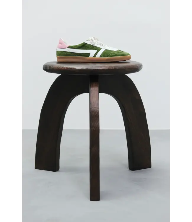 Closed Sneaker Forest Green / Pink